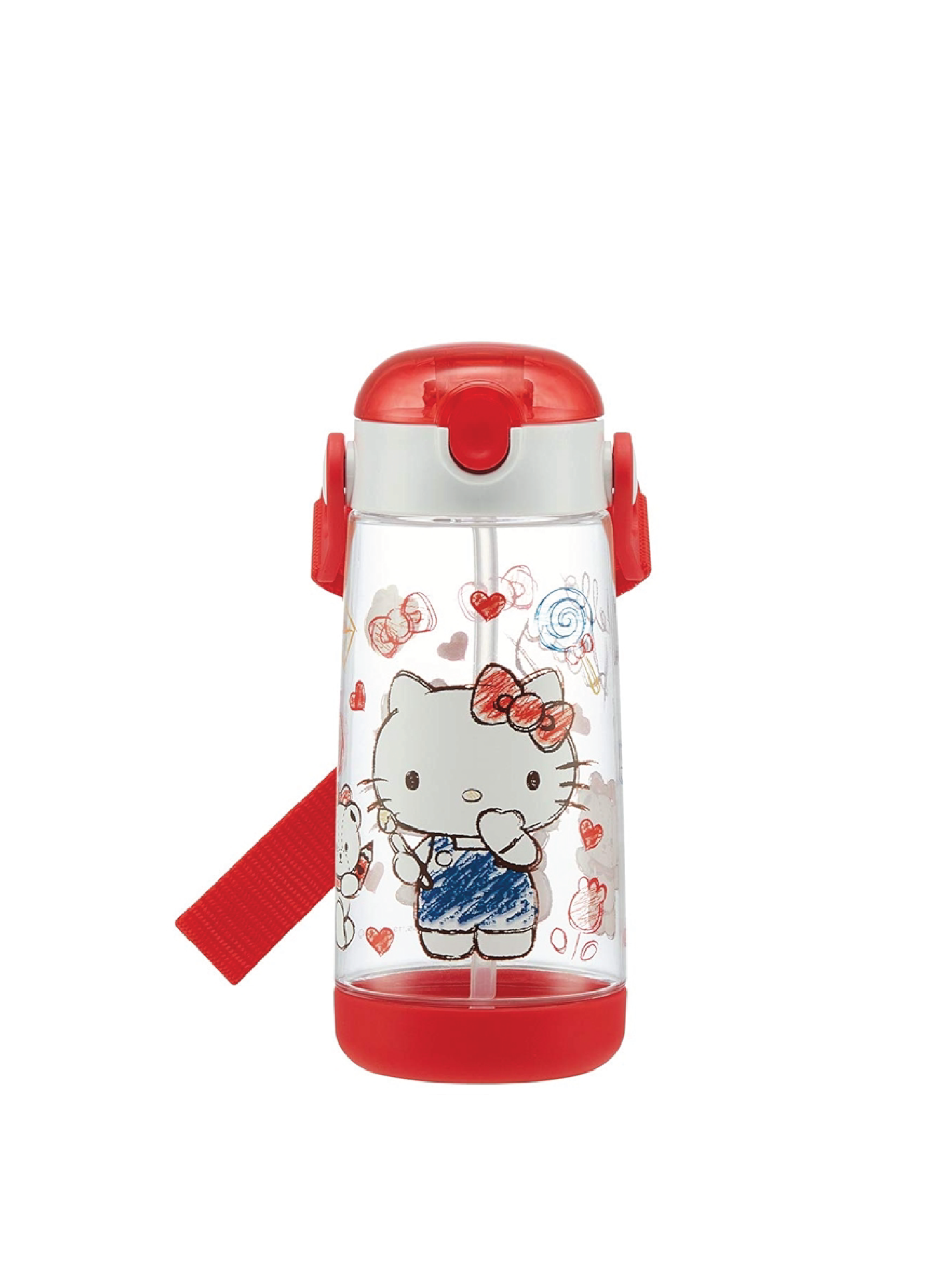 SKATER Water Bottle with Straw (3 Types)