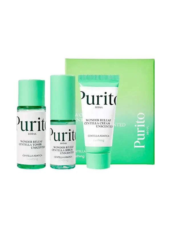 PURITO Wonder Releaf Centella Mini Kit Unscented