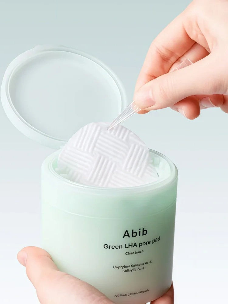 ABIB Green LHA Disques Nettoyants Pour Les Pores Clear Touch 60 unités