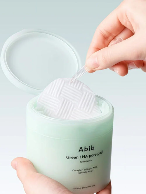ABIB Green LHA Disques Nettoyants Pour Les Pores Clear Touch 60 unités