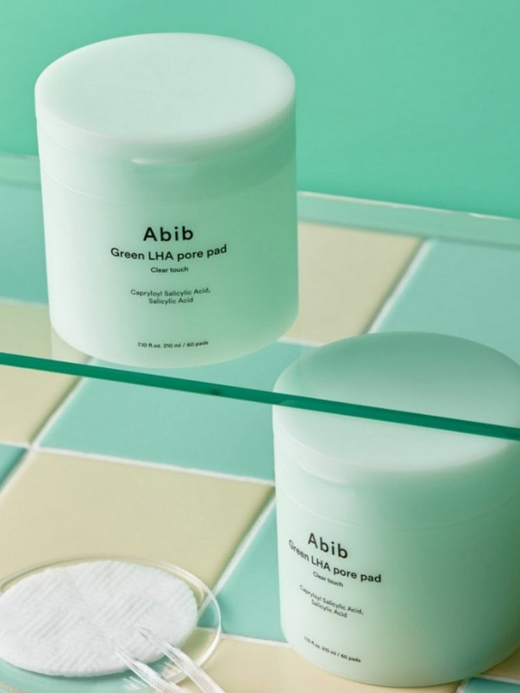 ABIB Green LHA Disques Nettoyants Pour Les Pores Clear Touch 60 unités
