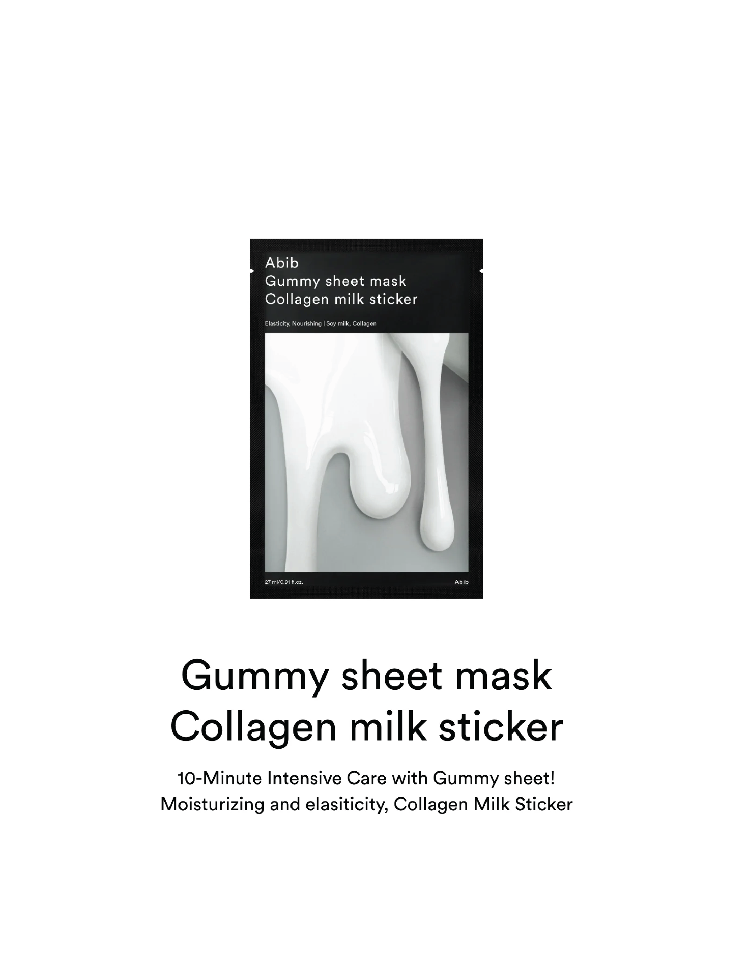 ABIB Gummy Sheet Mask Collagen Milk Sticker (10)