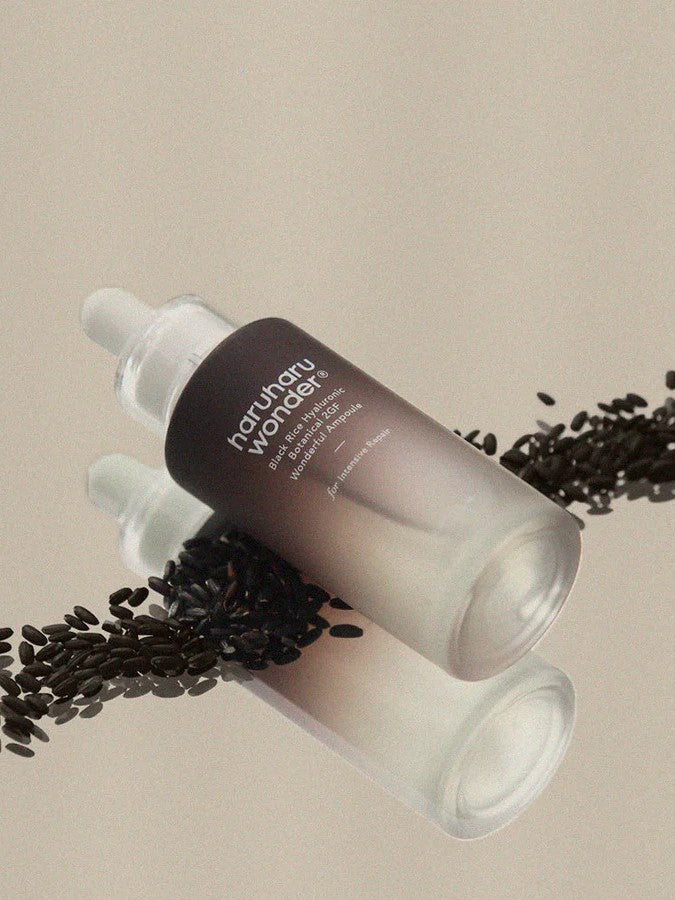 HARUHARU WONDER Ampoule Merveilleuse Botanique 2GF à l'Acide Hyaluronique et au Riz Noir