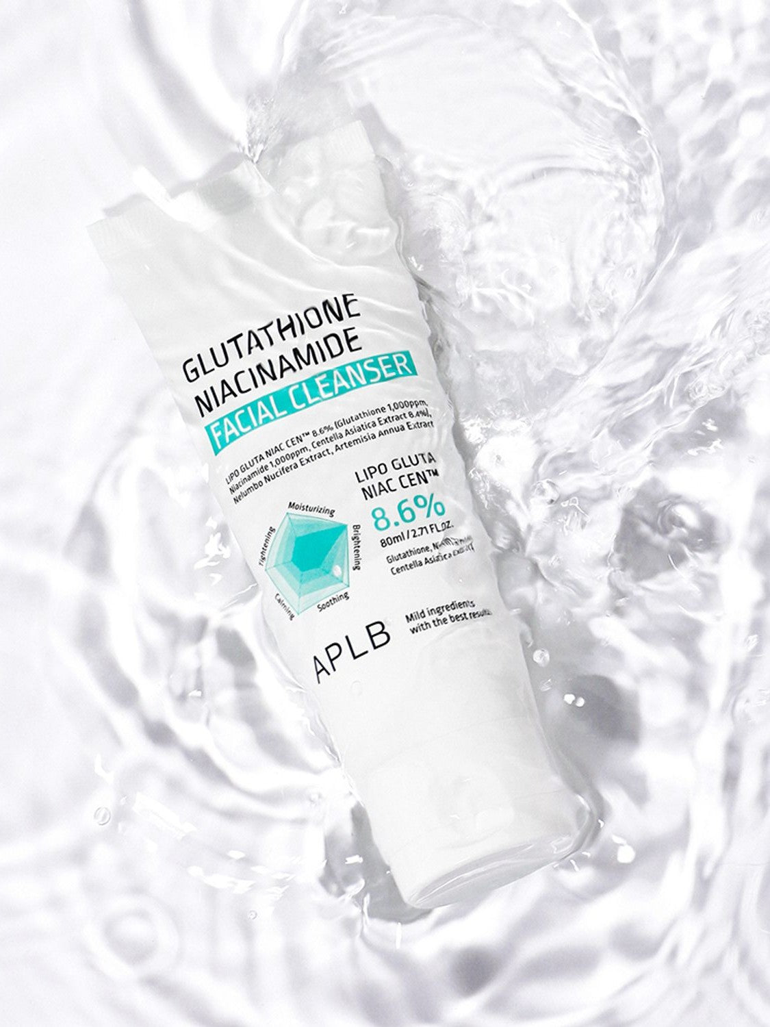 APLB Nettoyant Visage au Glutathion et Niacinamide 80ml