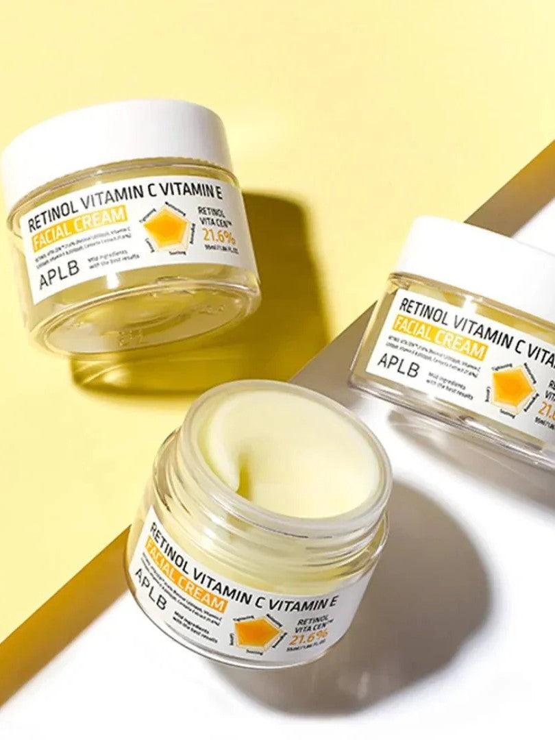 APLB Crème Visage au Rétinol Vitamine C Vitamine E 55 ml
