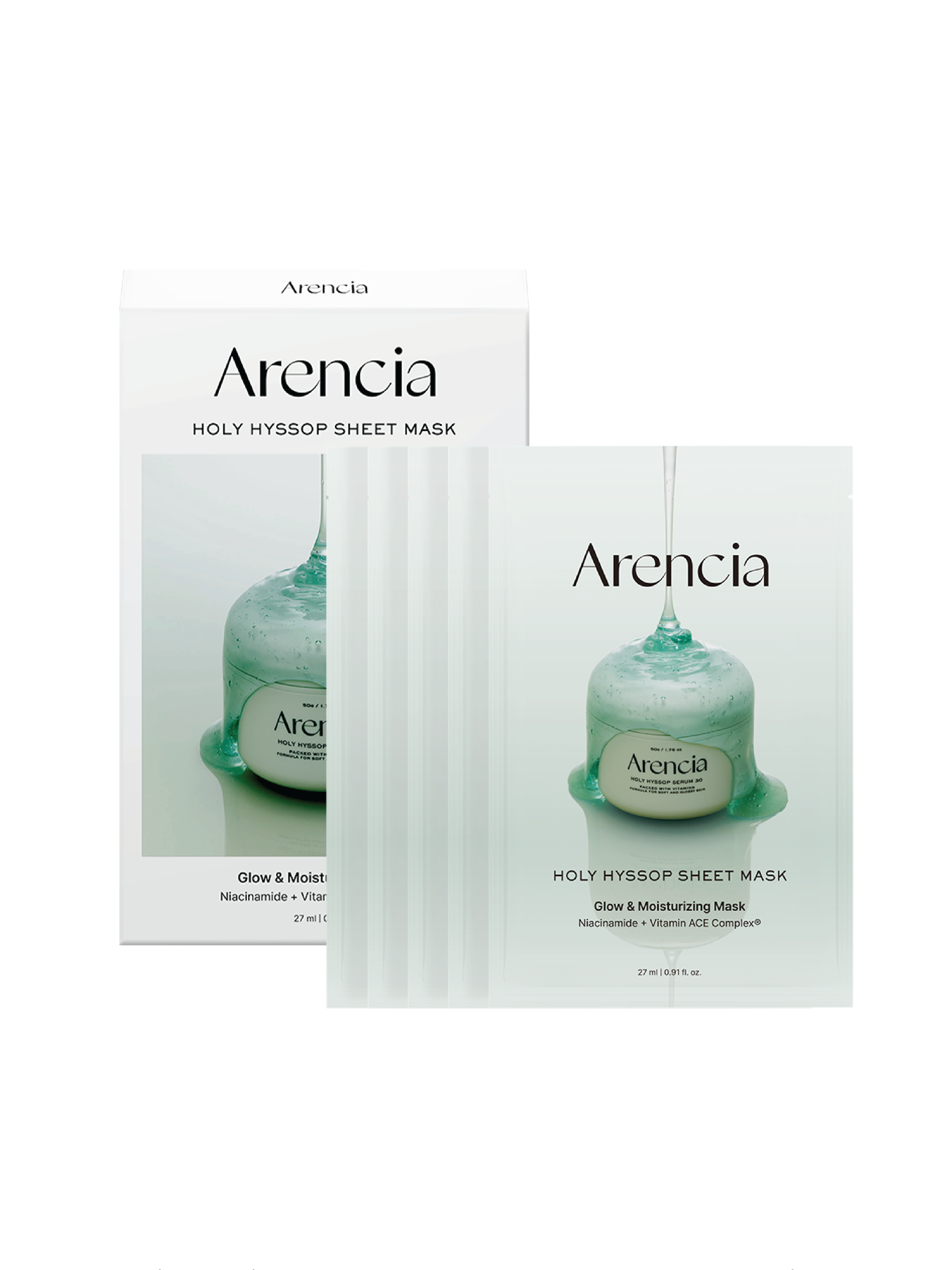 ARENCIA Holy Hyssop Sheet Mask (5)