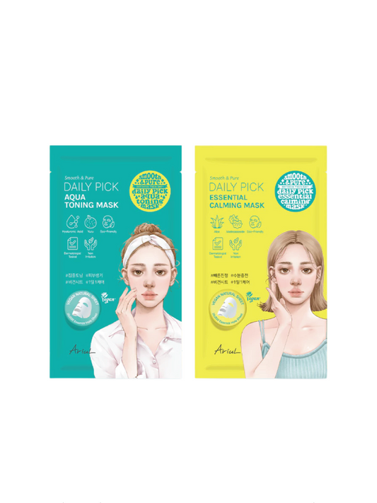 ARIUL Aqua Toning & Essential Calming Mask Set (10)
