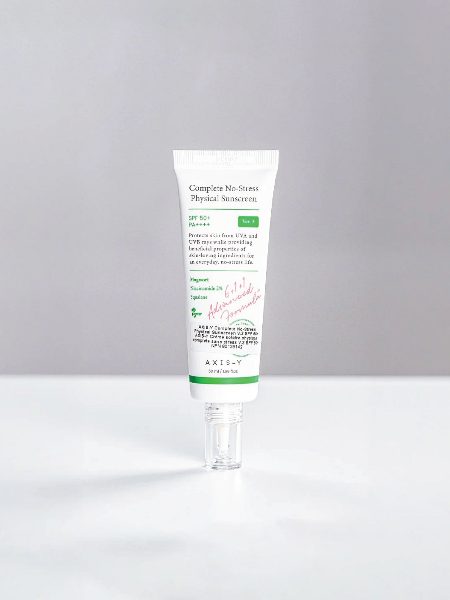 AXIS-Y Complete No-Stress Physical Sunscreen V.3 SPF 50+ PA++++ 50ml