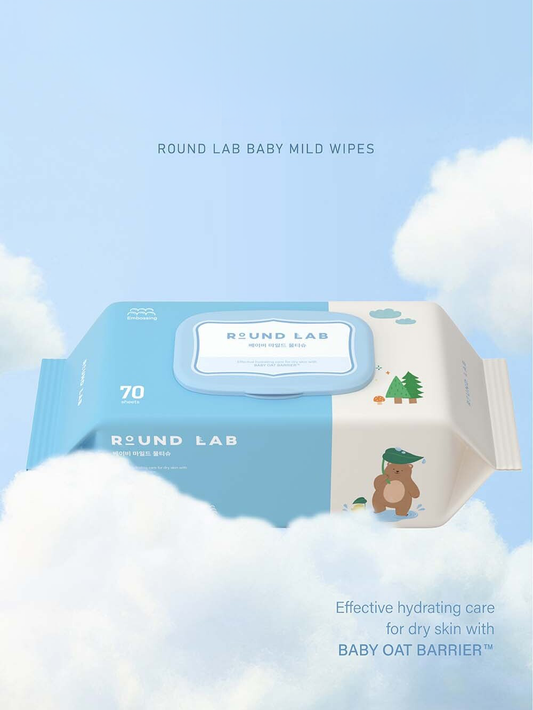 ROUND LAB Baby Mild Wet Wipes 70pcs