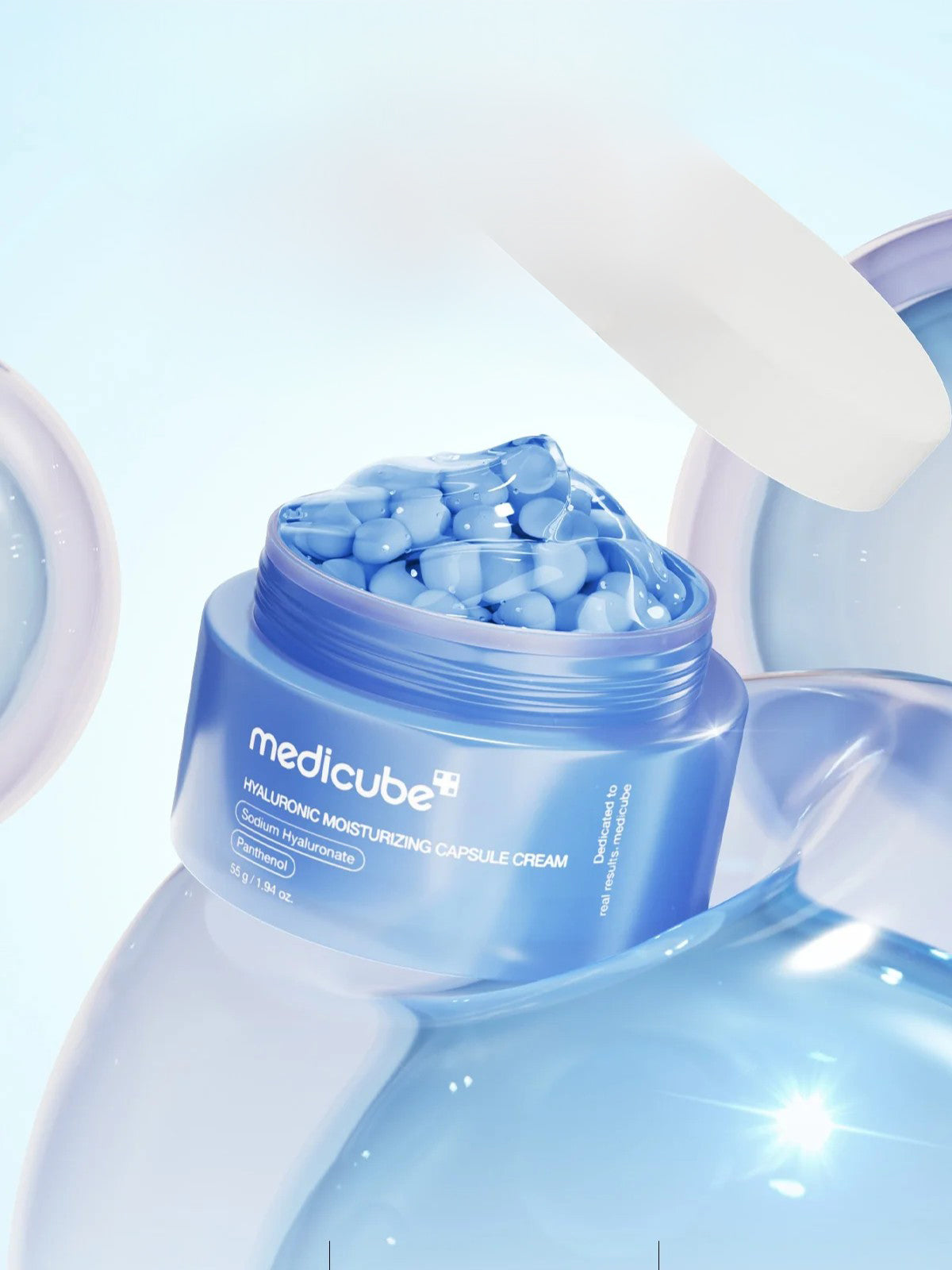 Crème hydratante en capsules à l'acide hyaluronique MEDICUBE 50g