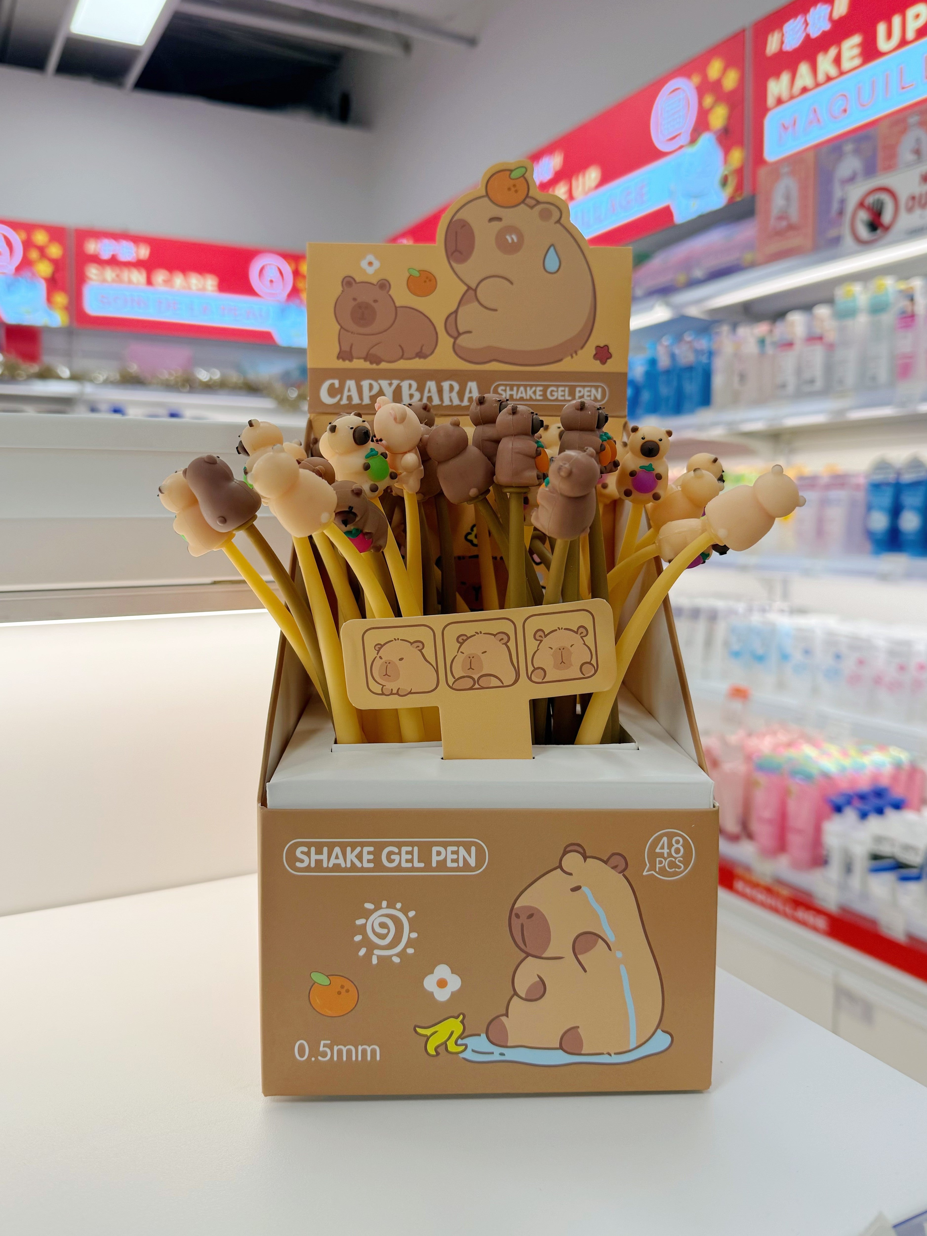 Stylo gel « Cute Shake » pour des aventures d'écriture amusantes (18 options)