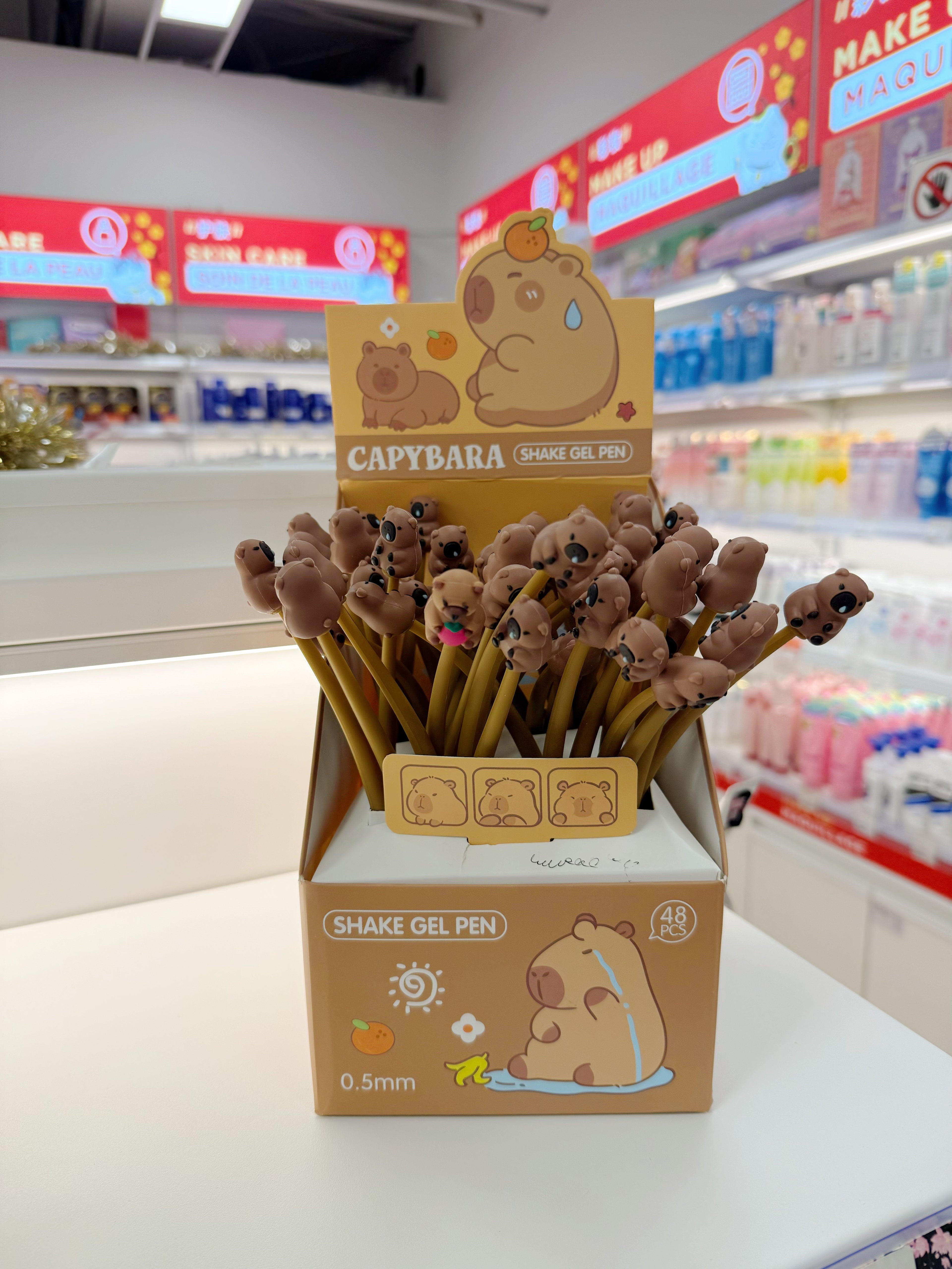 Stylo gel « Cute Shake » pour des aventures d'écriture amusantes (18 options)