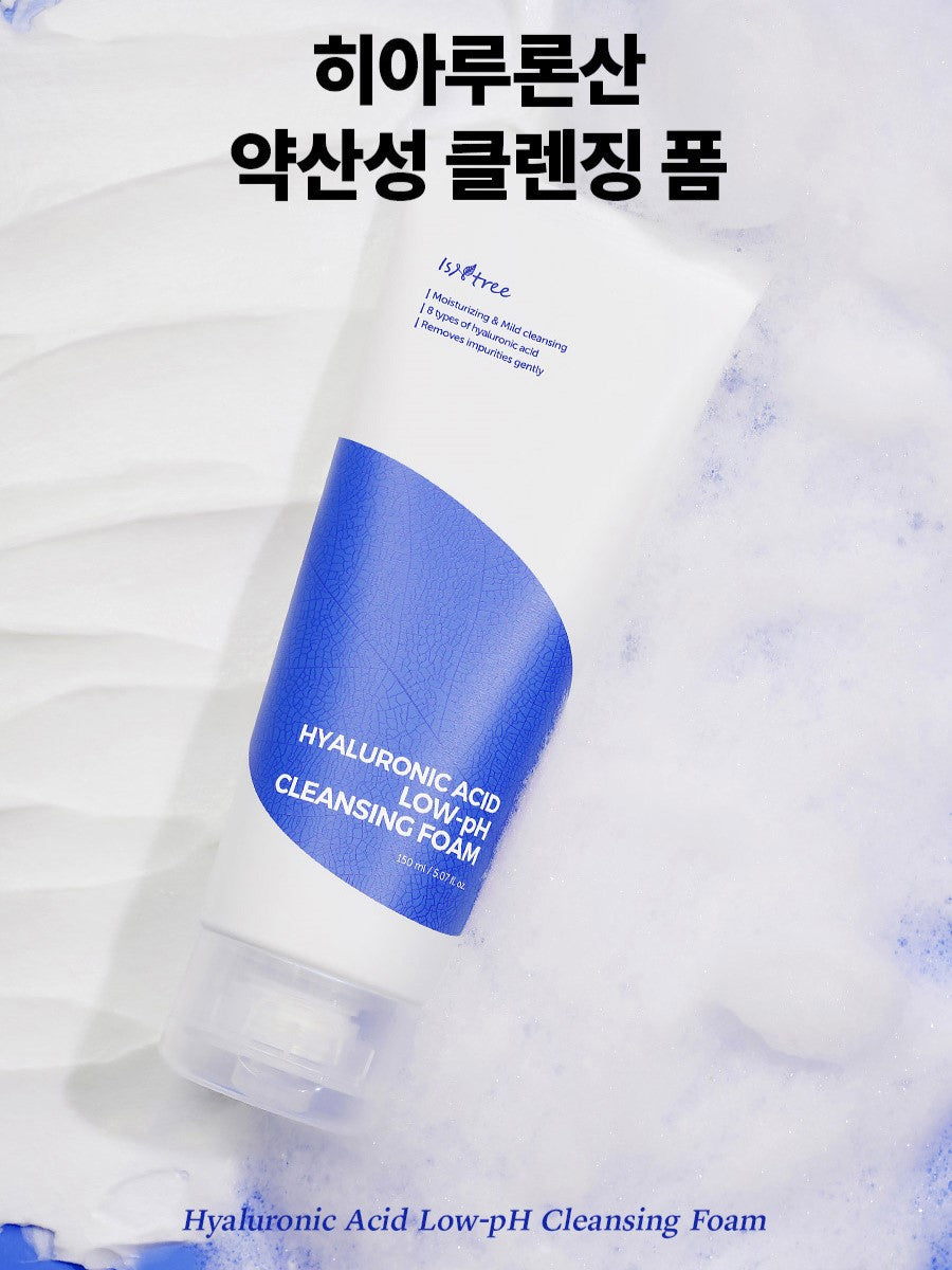 ISNTREE Mousse Nettoyante à l'Acide Hyaluronique et au PH Faible