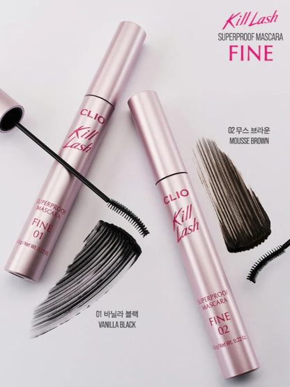 CLIO Kill Lash Superproof Mascara Fine - 2 Type