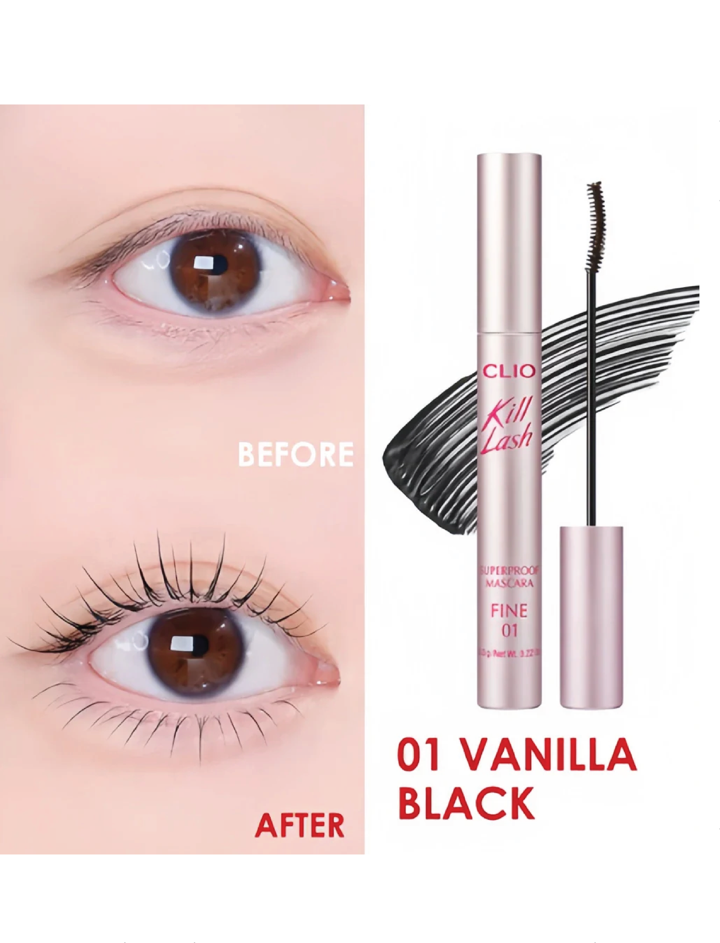 CLIO Kill Lash Superproof Mascara Fine - 2 Type