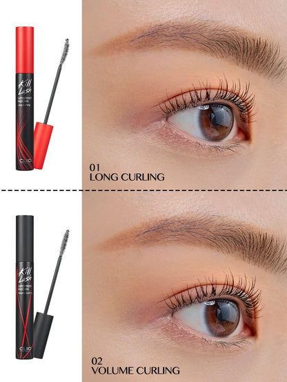 CLIO Kill Lash Superproof Mascara 01 Long Curling Remover & Mini Gift Set