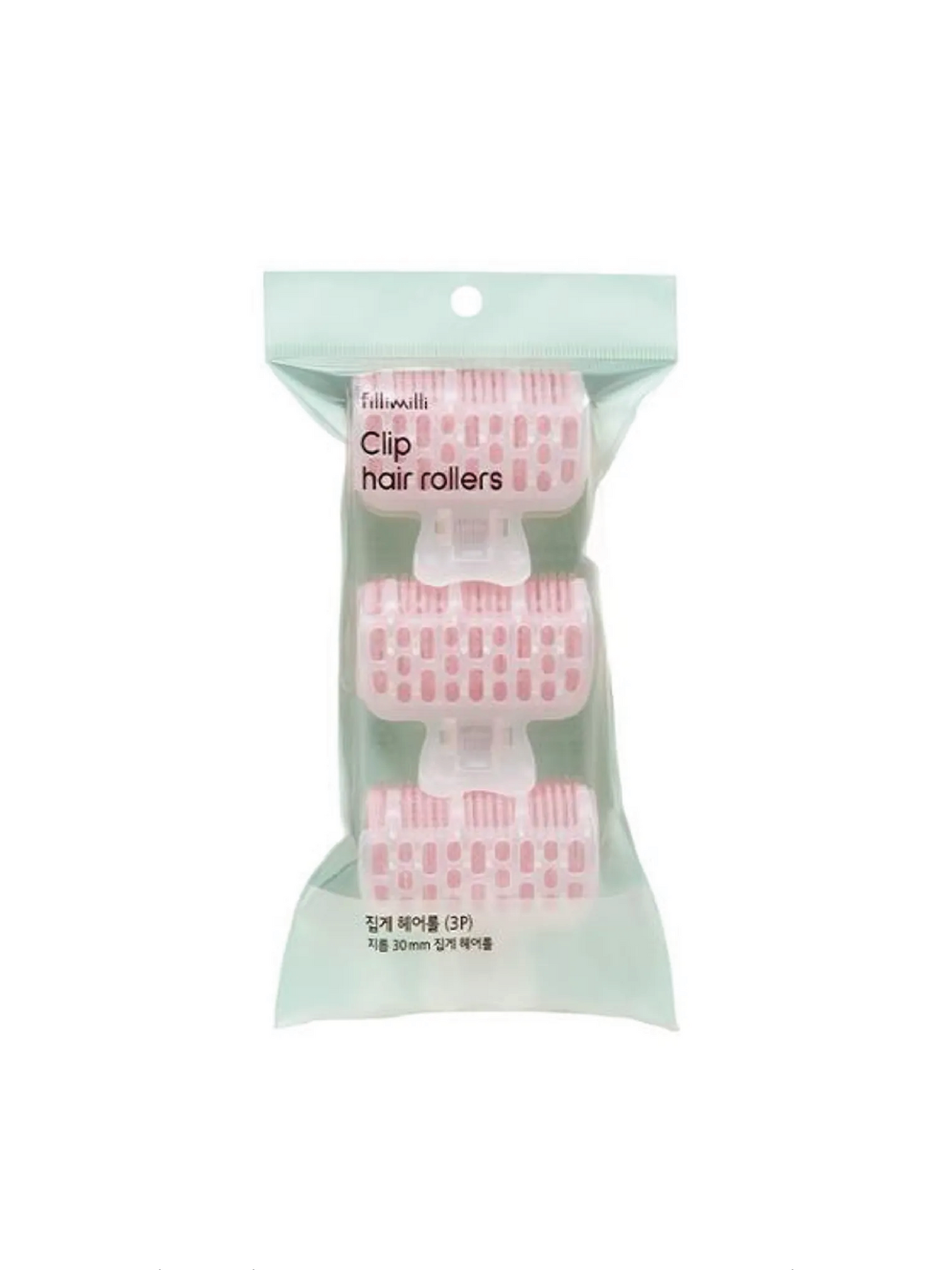 OLIVE YOUNG Fillimilli Clip Hair Rollers Red 3pcs