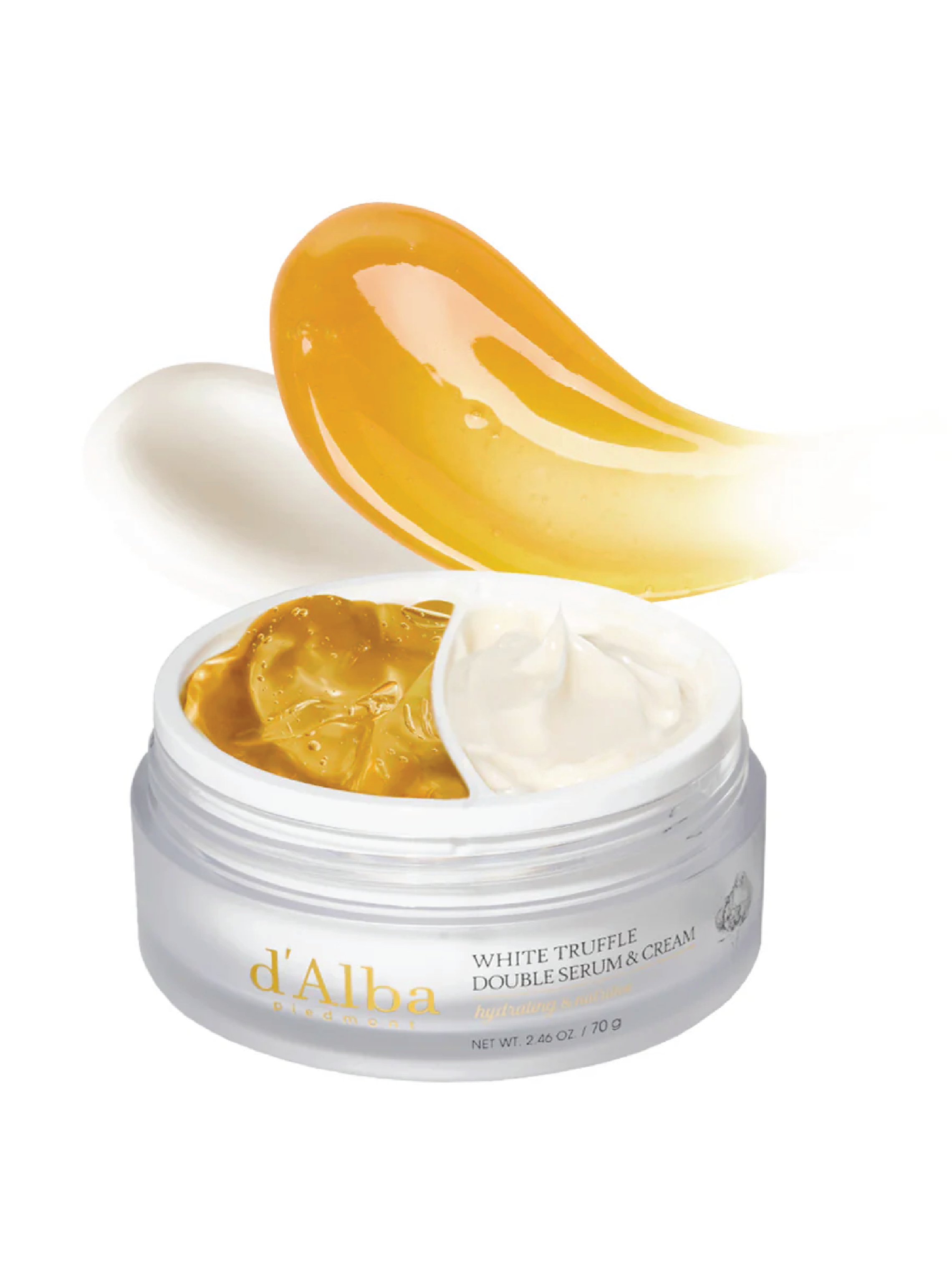 D'ALBA Sérum et Crème Double Truffe Blanche