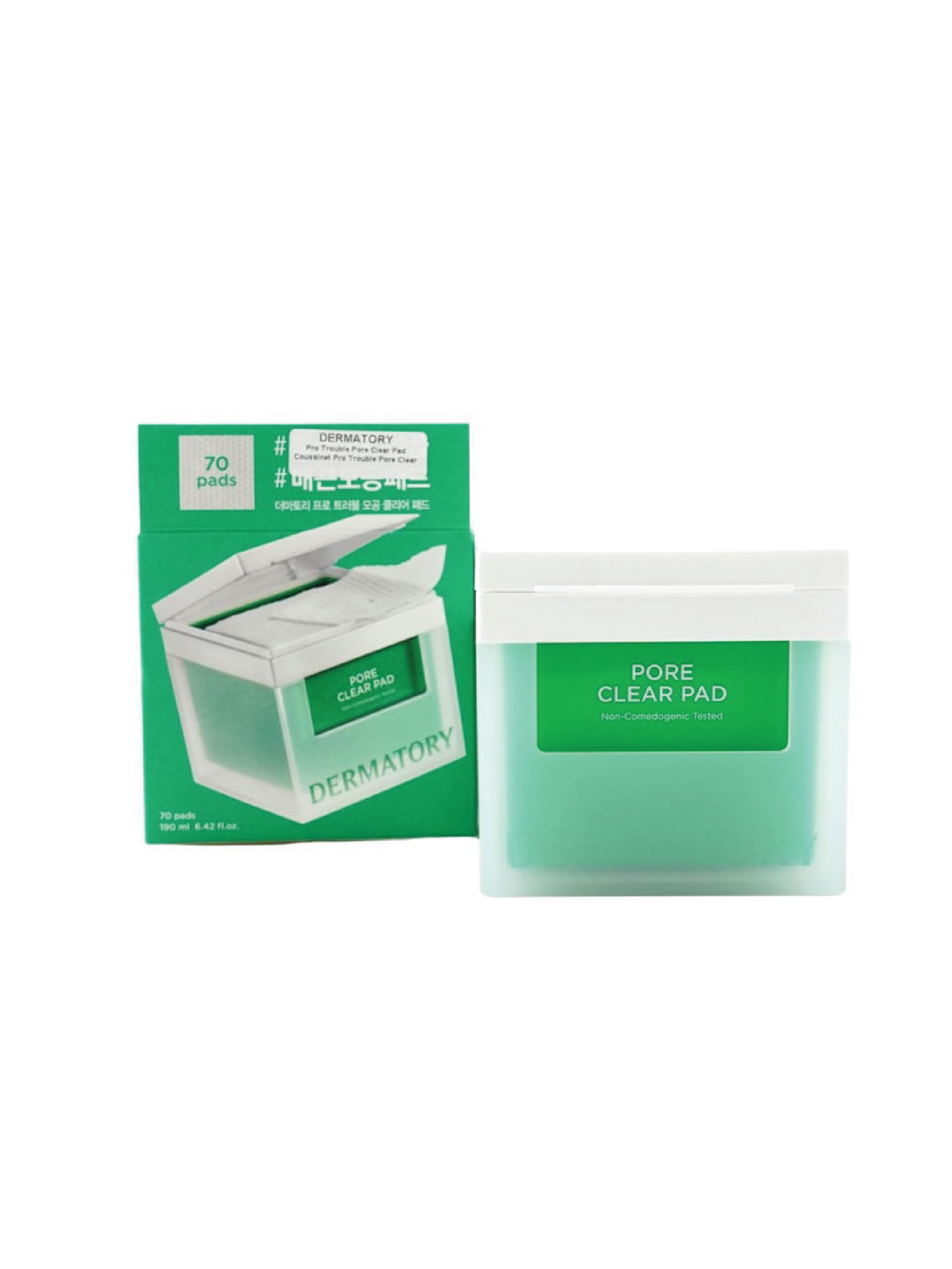 DERMATORY Pro Trouble Pore Clear Pad 70 tampons
