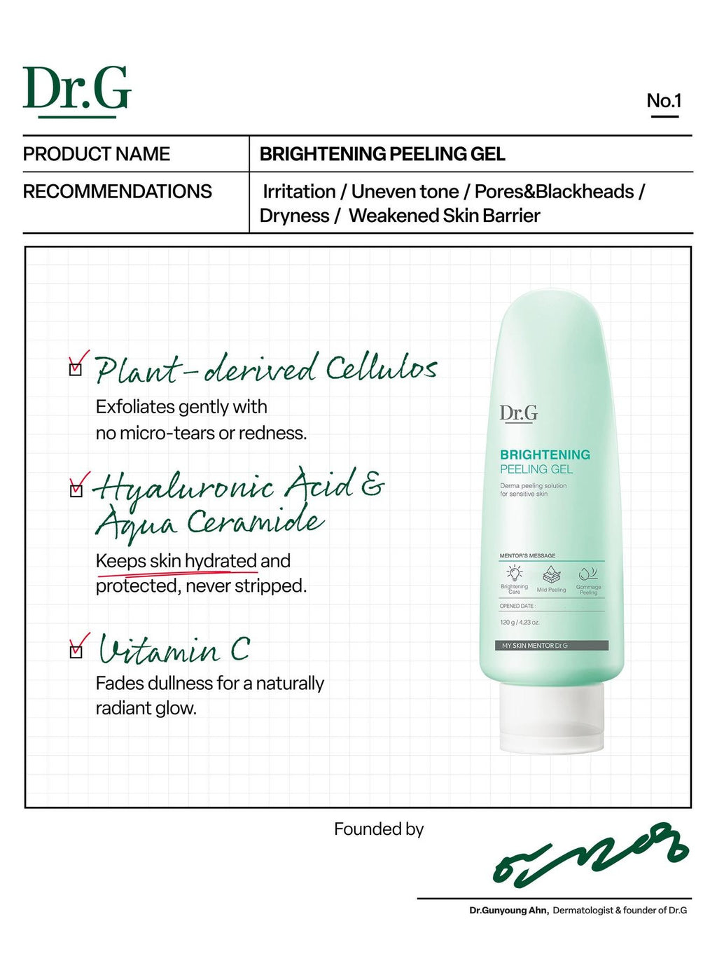 DR G Brightening Peeling Gel 120g