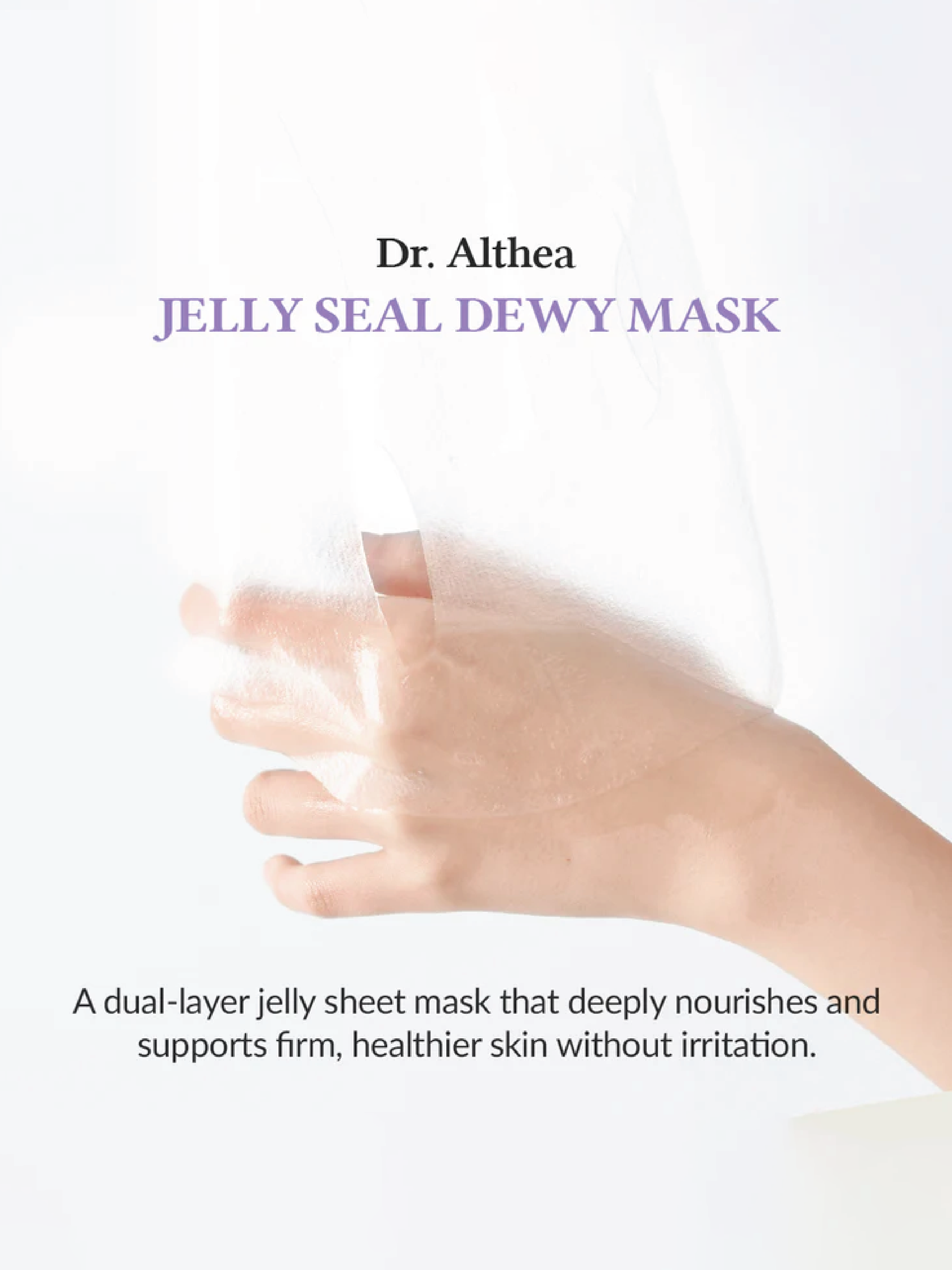 DR ALTHEA Masque gélifié hydratant Jelly Seal - 4 unités