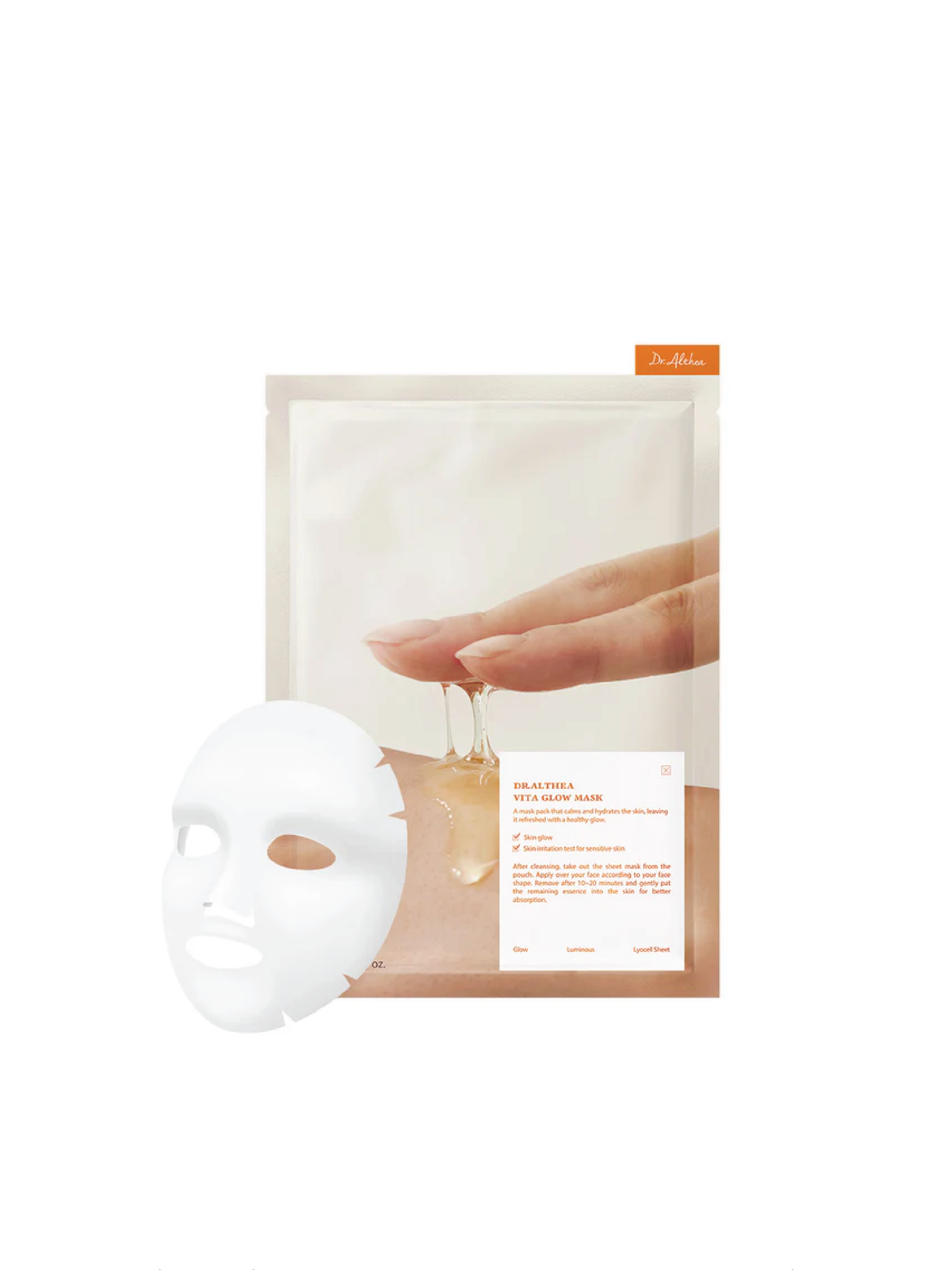 DR ALTHEA Masque éclat Vita Glow - 4 unités