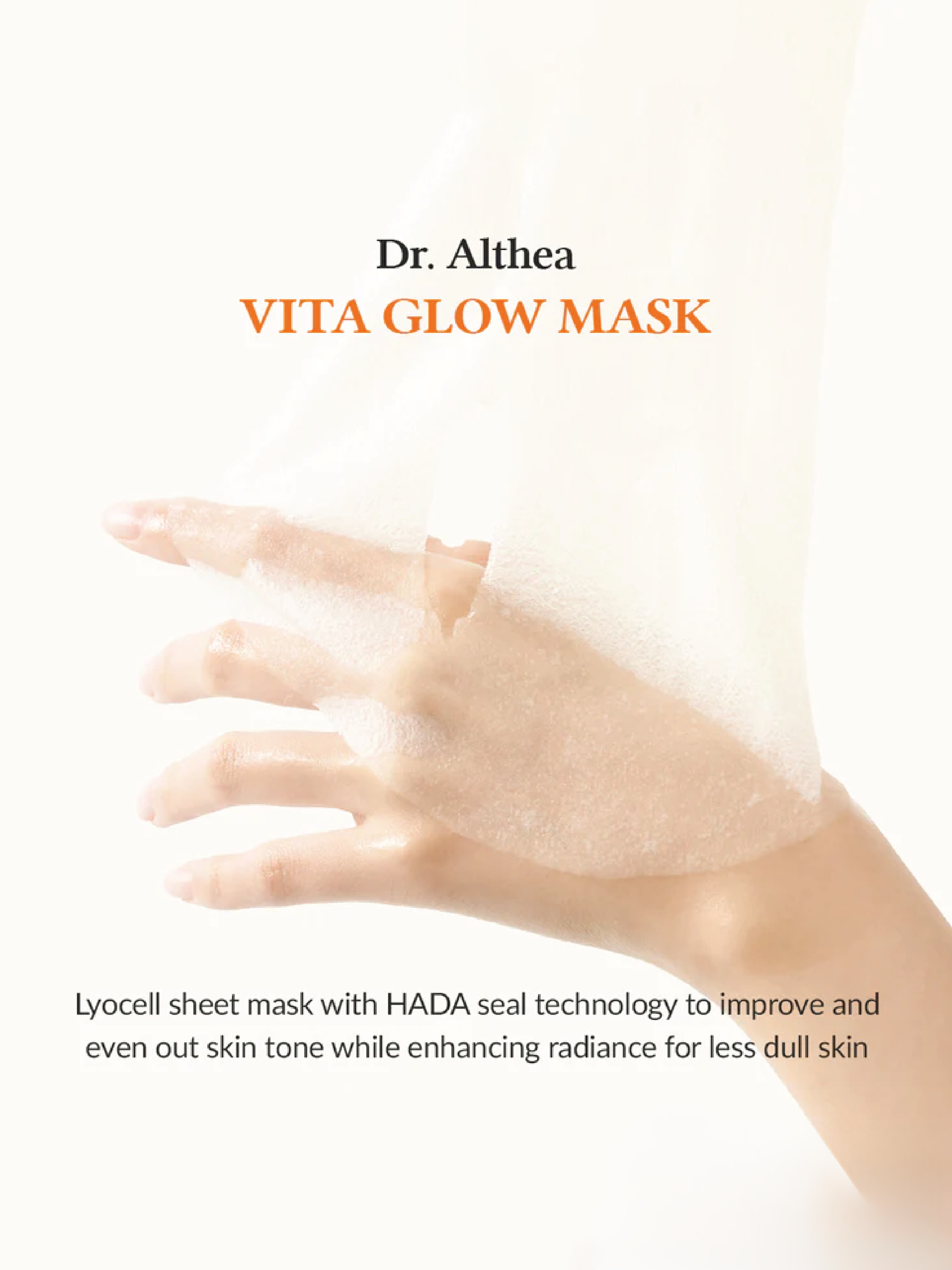 DR ALTHEA Masque éclat Vita Glow - 4 unités
