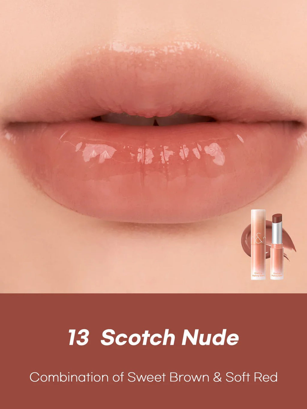 ROM&ND Glasting Melting Balm #Dusty On The Nude (-6 couleurs)