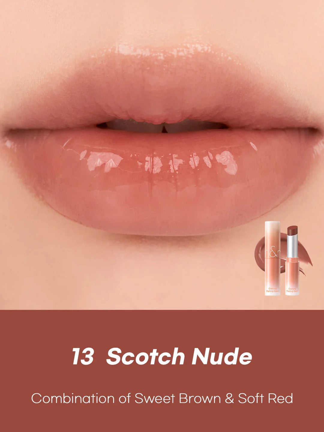 ROM&ND Glasting Melting Balm #Dusty On The Nude (-6 couleurs)