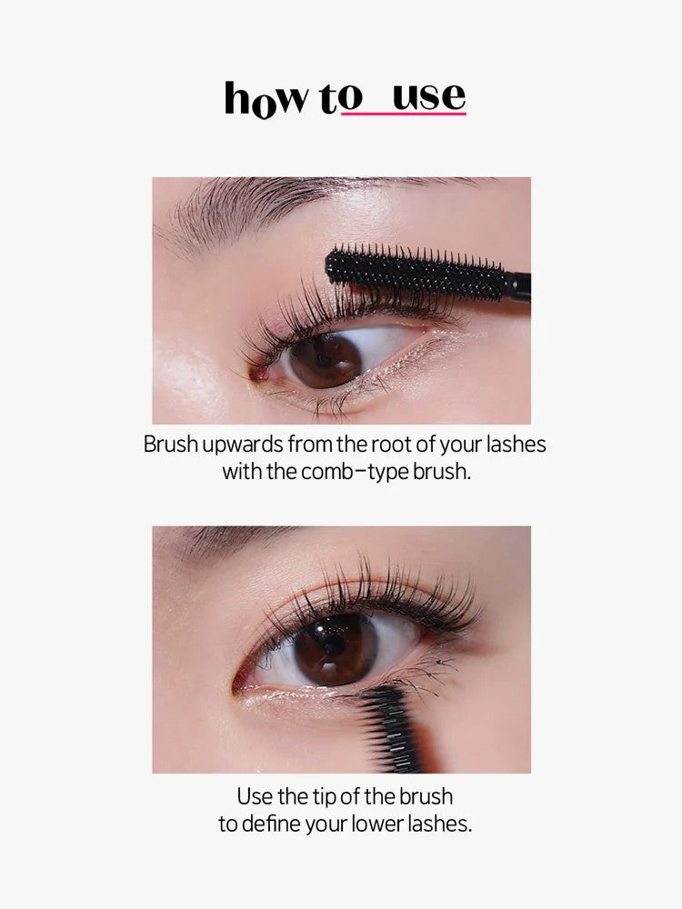 ETUDE HOUSE Lash Up Comb Mascara 02 Ash Black