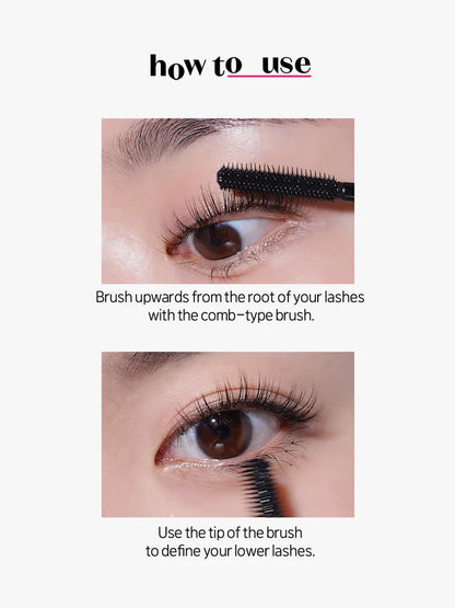 ETUDE HOUSE Lash Up Comb Mascara 02 Ash Black
