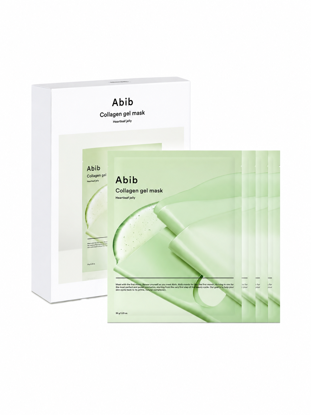 ABIB Collagen Gel Mask Heartleaf Jelly (4pcs)