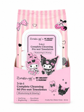 THE CREME SHOP Cleansing Towelettes Strawberry My Melody & Kuromi 60pcs