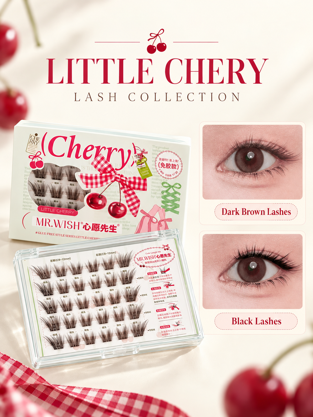 Faux Cils MR WISH Glue Free Plus (3 types)