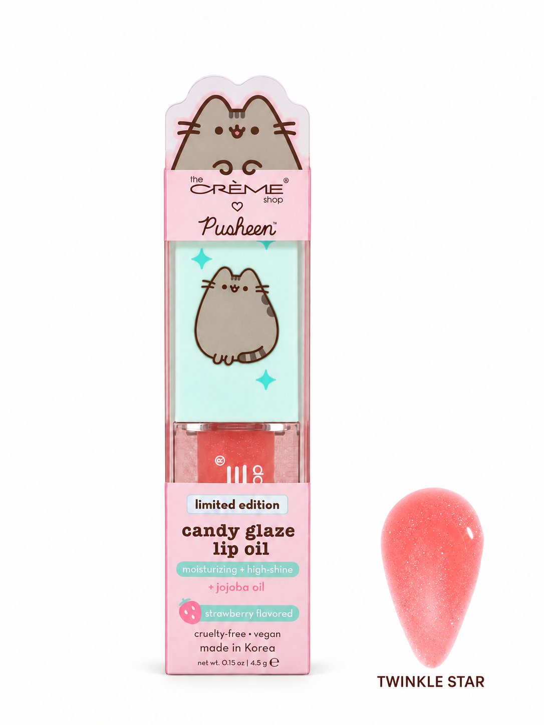 THE CREME SHOP Pusheen Lip Oil 4.5g (2 Types)