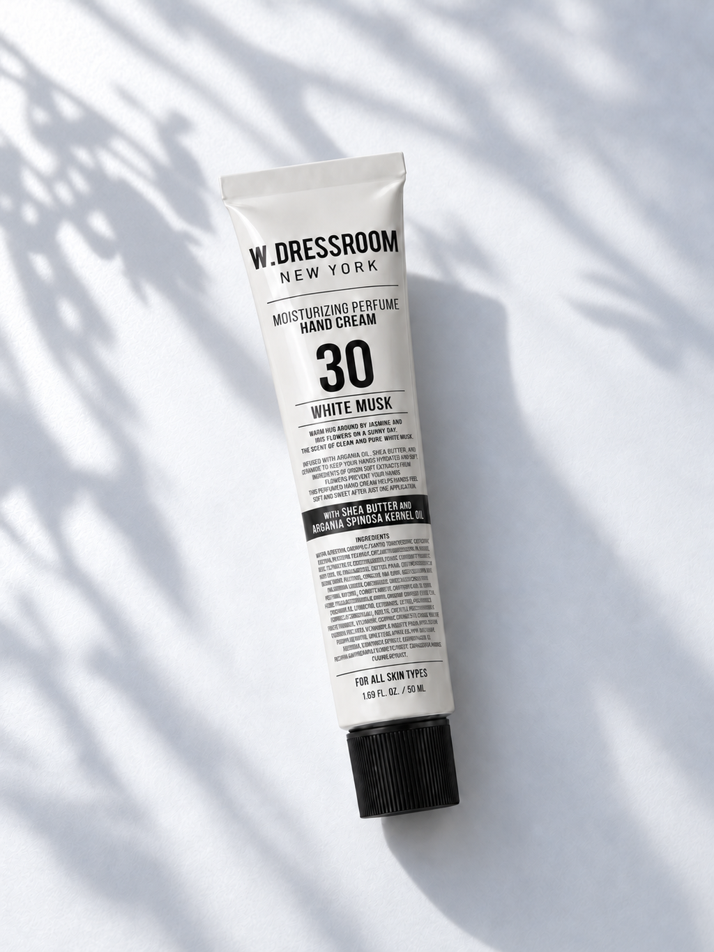 W DRESSROOM Moisturizing Perfume Hand Cream 30 White Musk 50ml