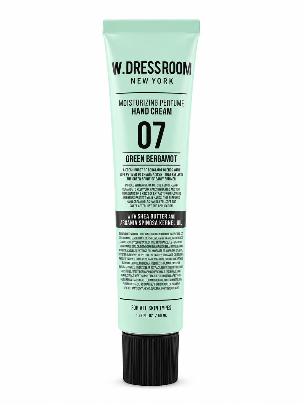 W DRESSROOM Moisturizing Perfume Hand Cream 07 Green Bergamot