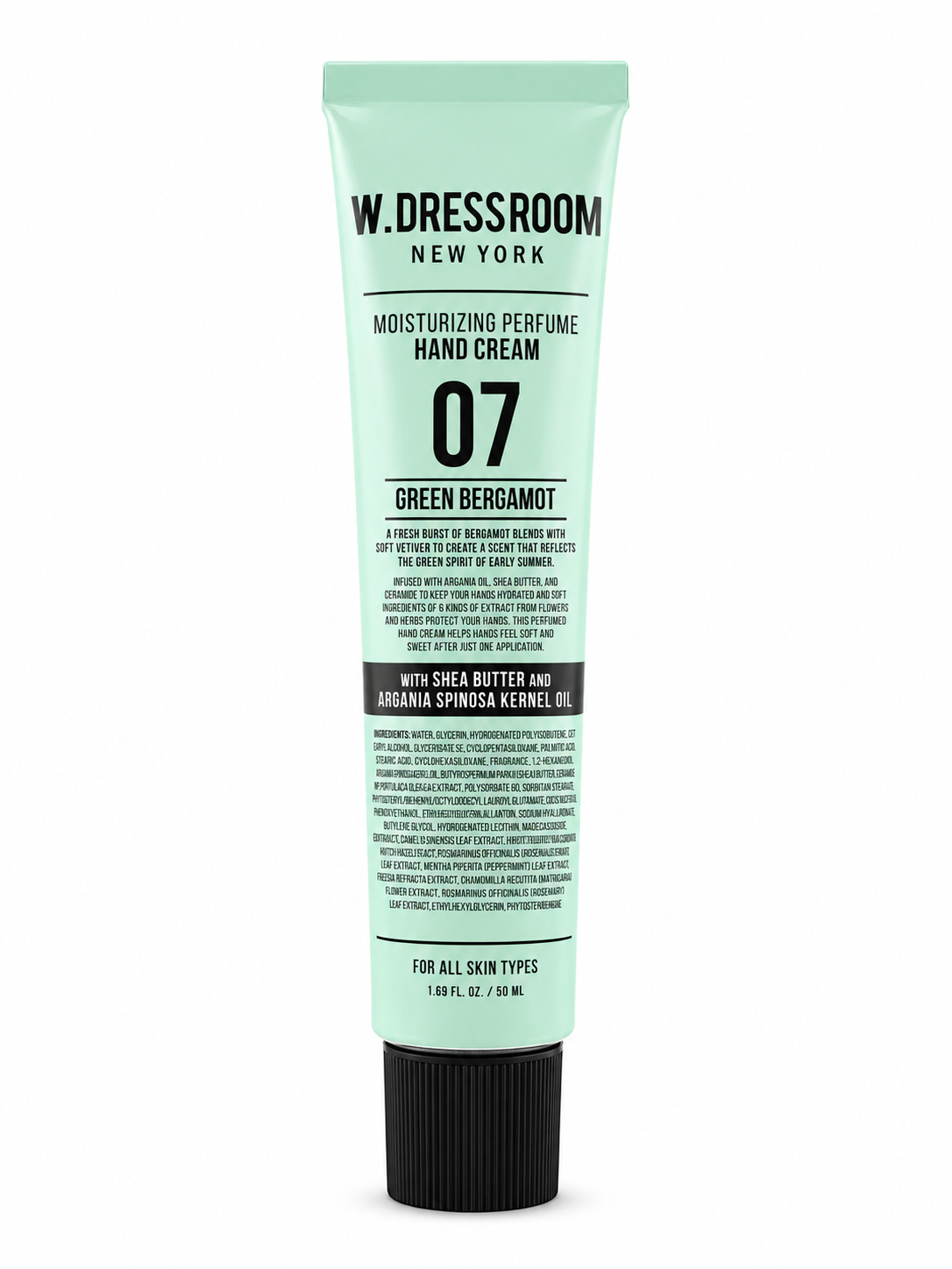 W DRESSROOM Moisturizing Perfume Hand Cream 07 Green Bergamot