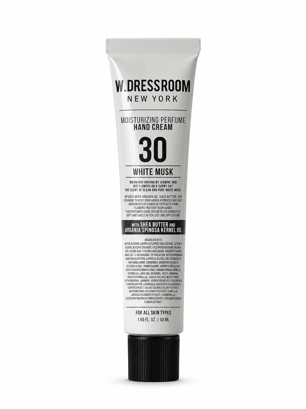 W DRESSROOM Moisturizing Perfume Hand Cream 30 White Musk 50ml