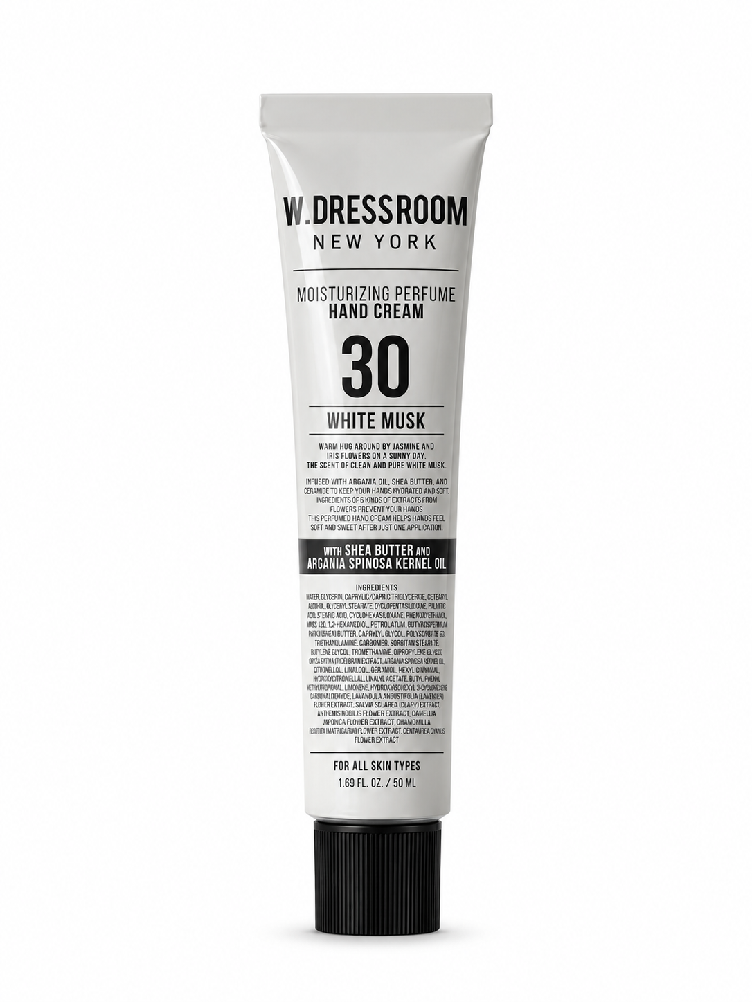 W DRESSROOM Moisturizing Perfume Hand Cream 30 White Musk 50ml