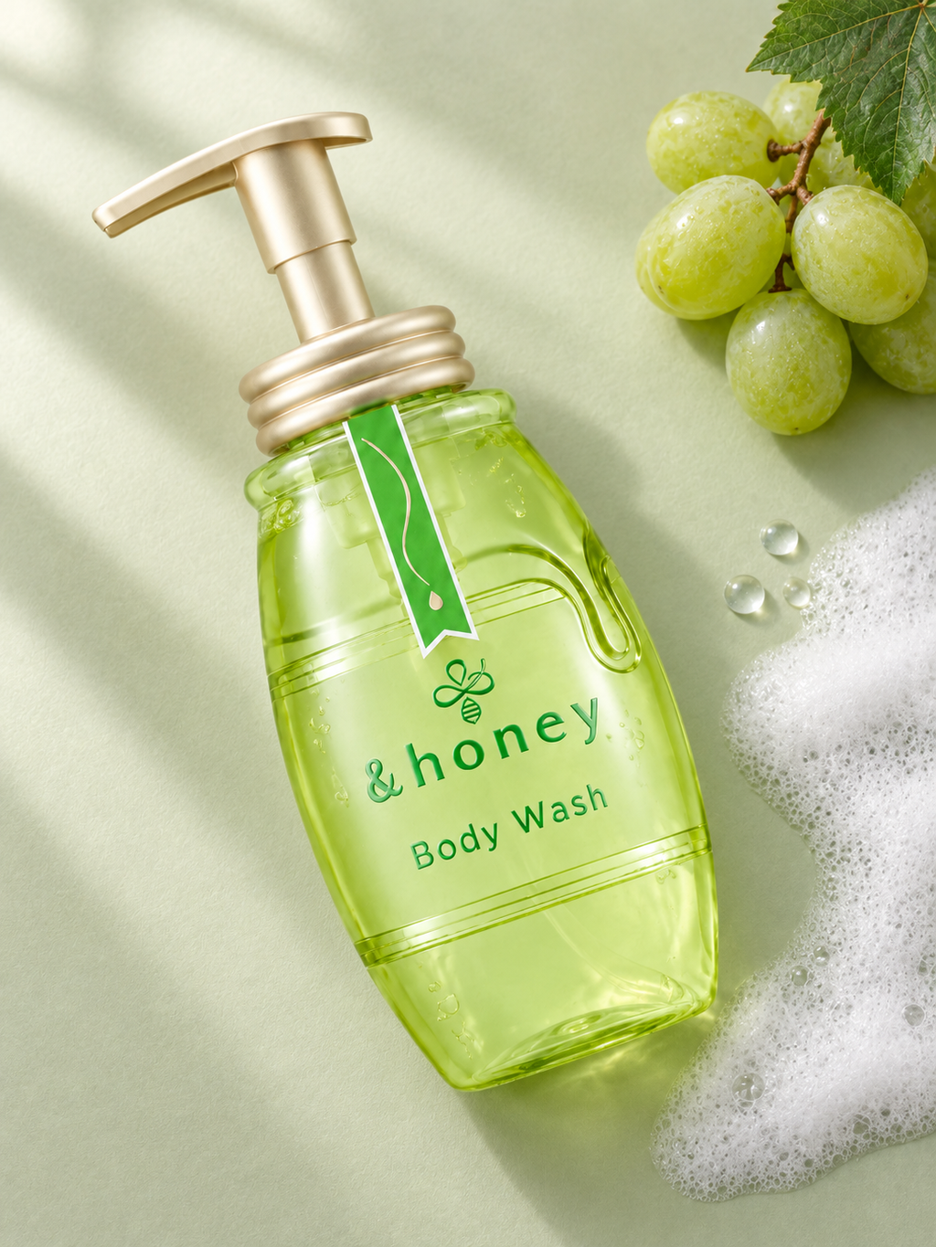HONEY Pure Moist Foaming Body Wash Chardonnay 500ml