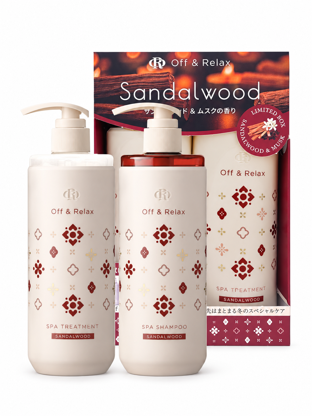 OFF RELAX Spa Hair Care Set Sandalwood