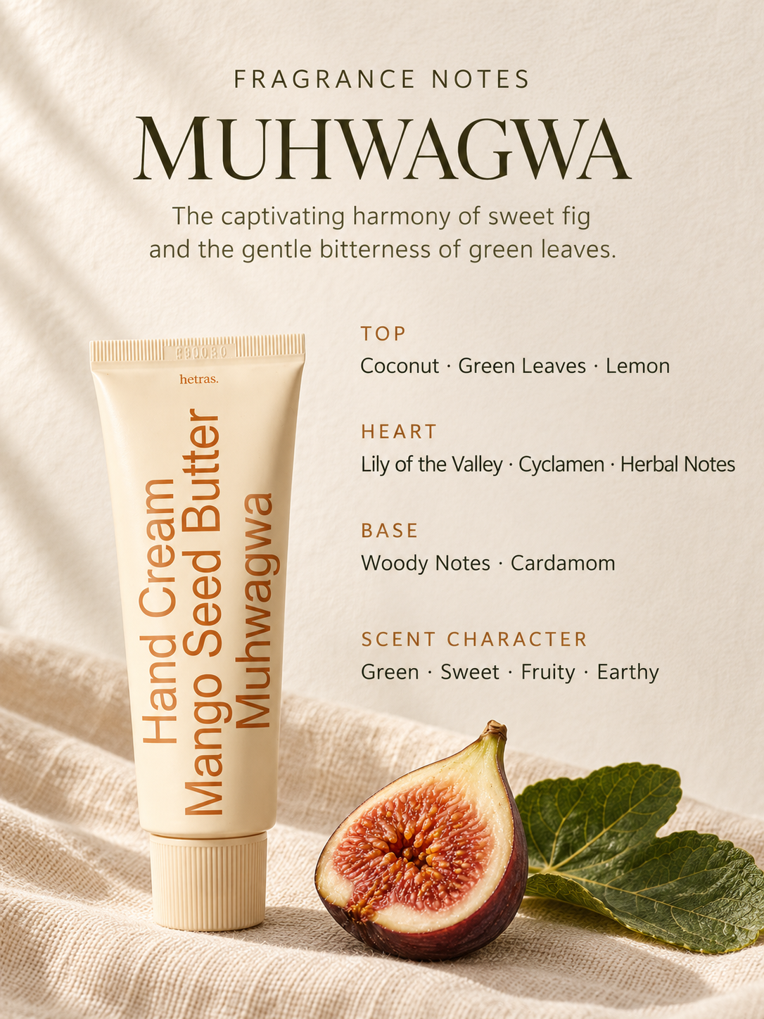 HETRAS Perfumed Mango Seed Butter Hand Cream Muhwagwa 50ml