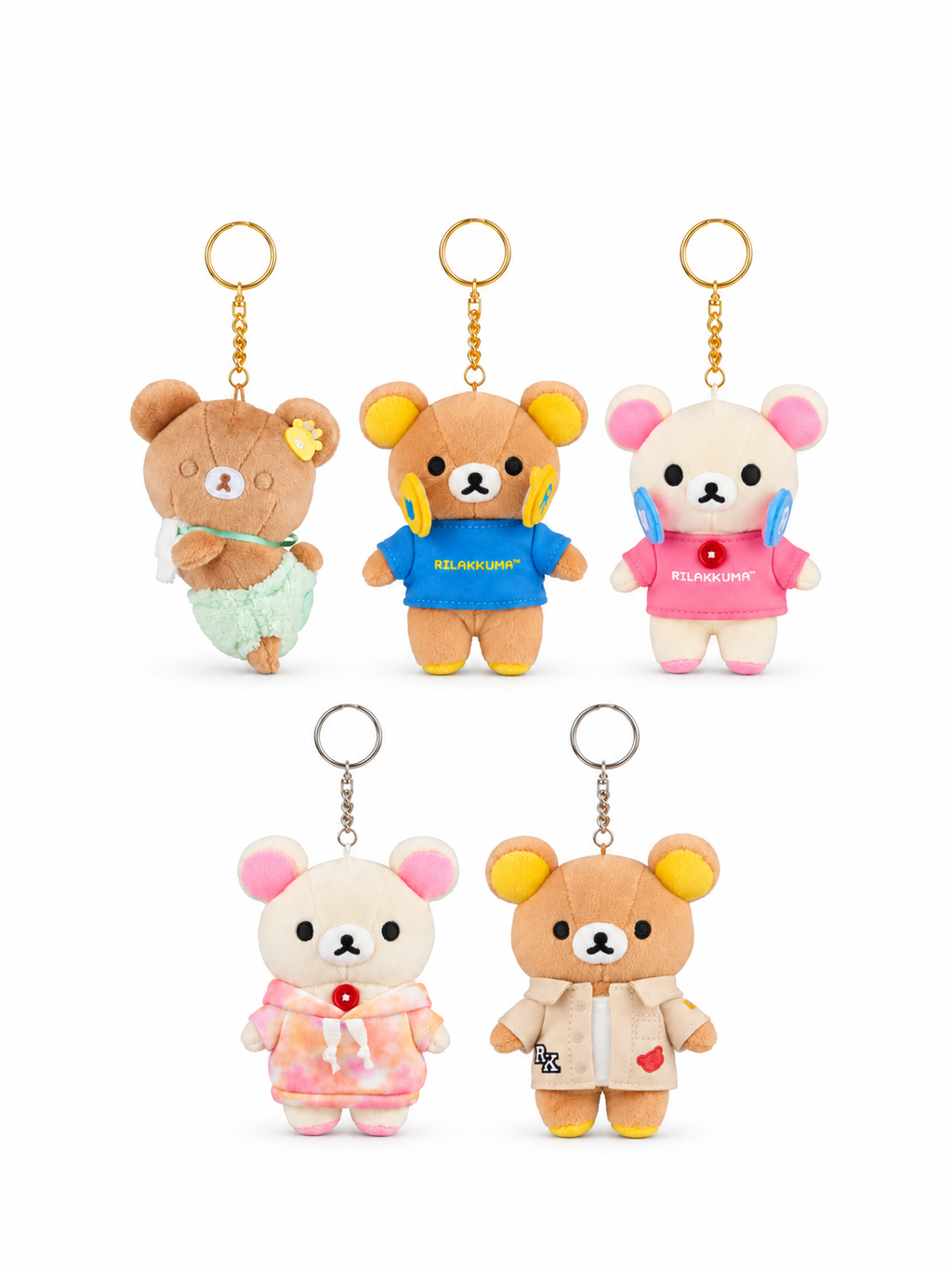 RILAKKUMA Small Plush Chain (5 Types)