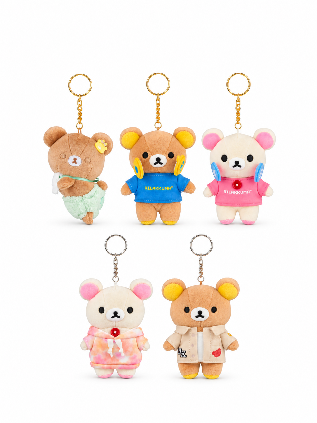 RILAKKUMA Small Plush Chain (5 Types)