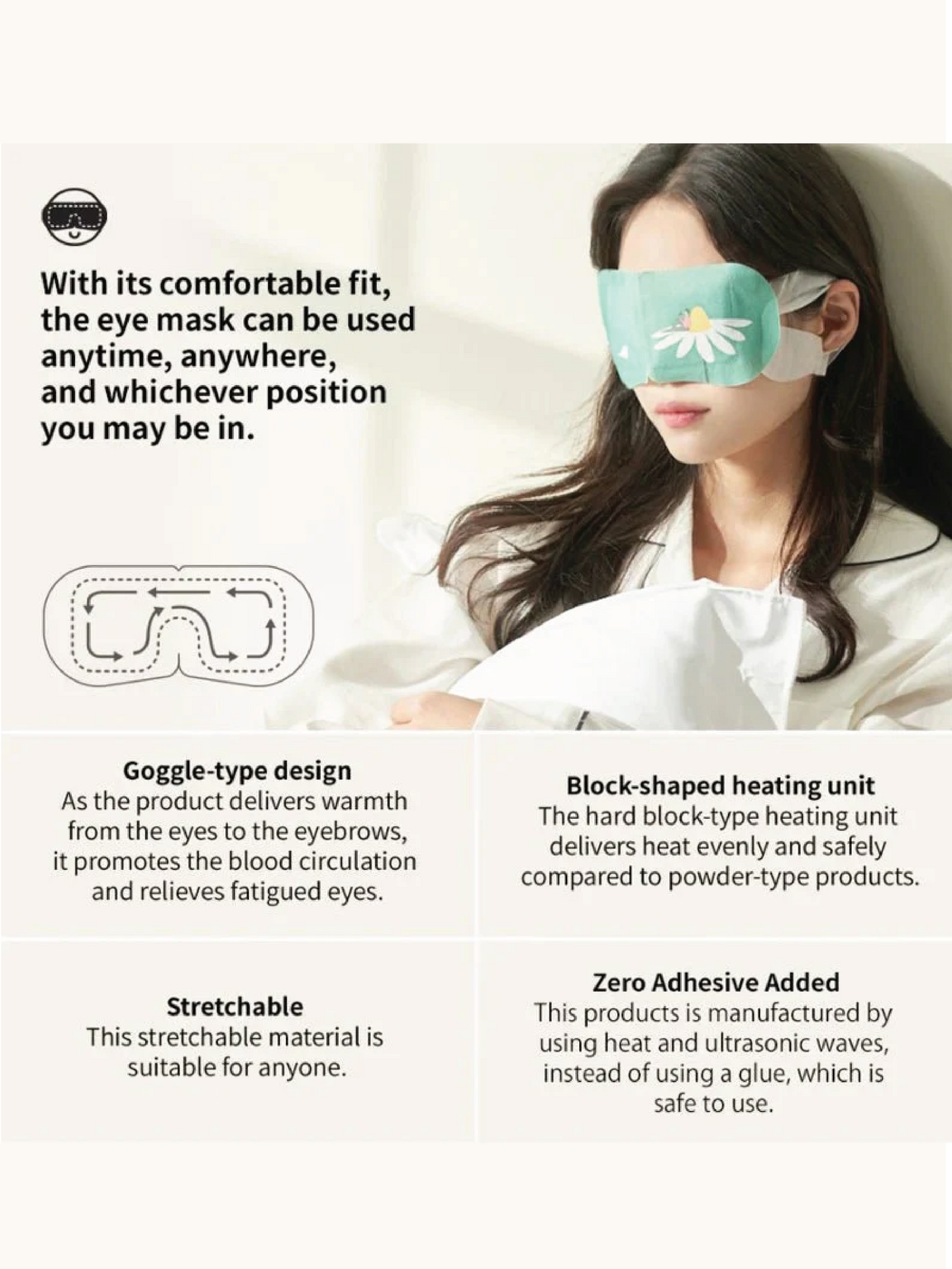 Steambase Daily Eye Mask 5pcs (5 choices)