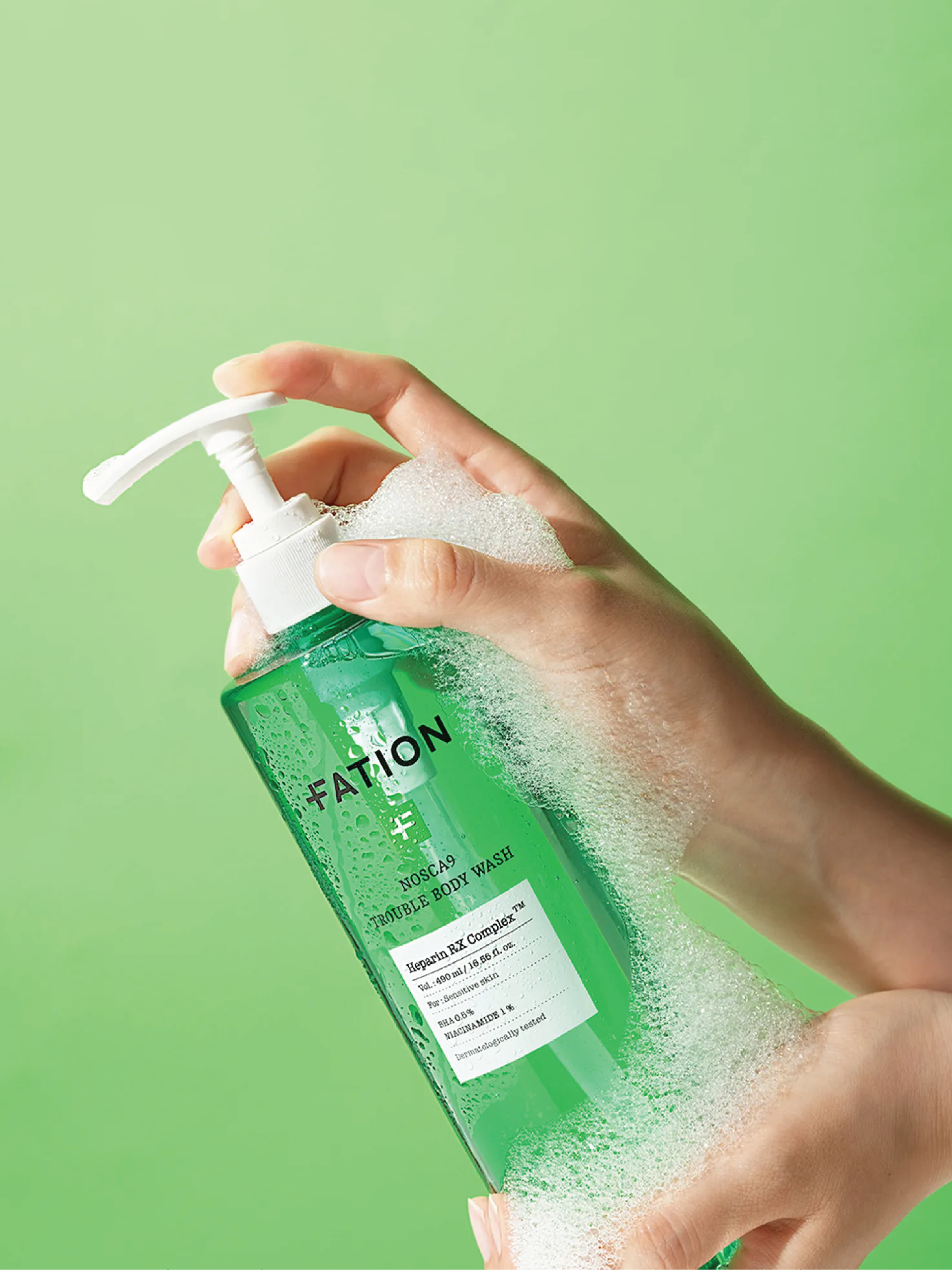 FATION Nosca9 Trouble Body Wash 490ml