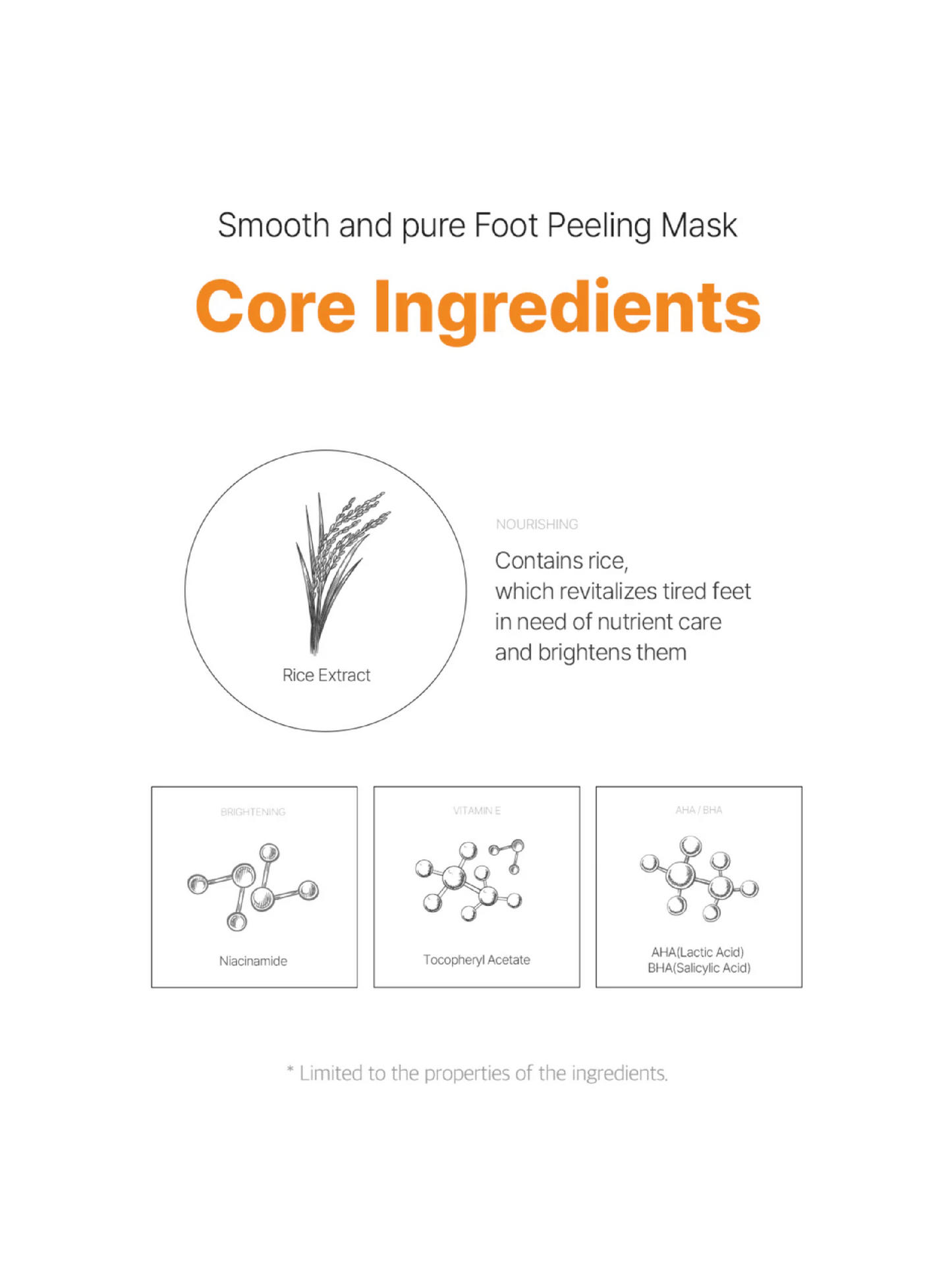 ARIUL Smooth & Pure Foot Peeling Mask Brightening 2 Pairs