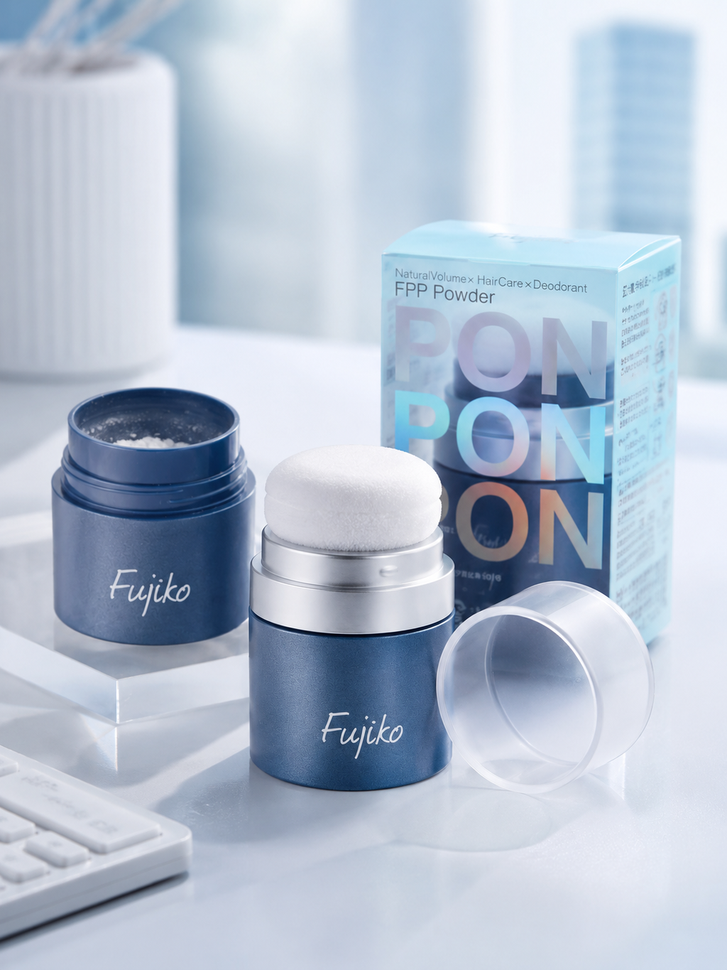 FUJIKO PonPon Powder Dry Shampoo Blue Edition
