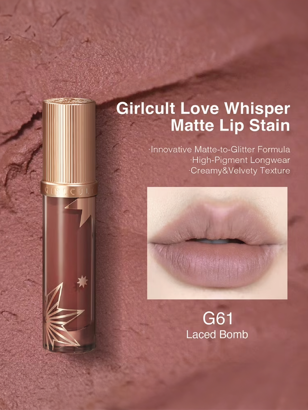 GIRLCULT Love Quote Lip Cream - 7 Type